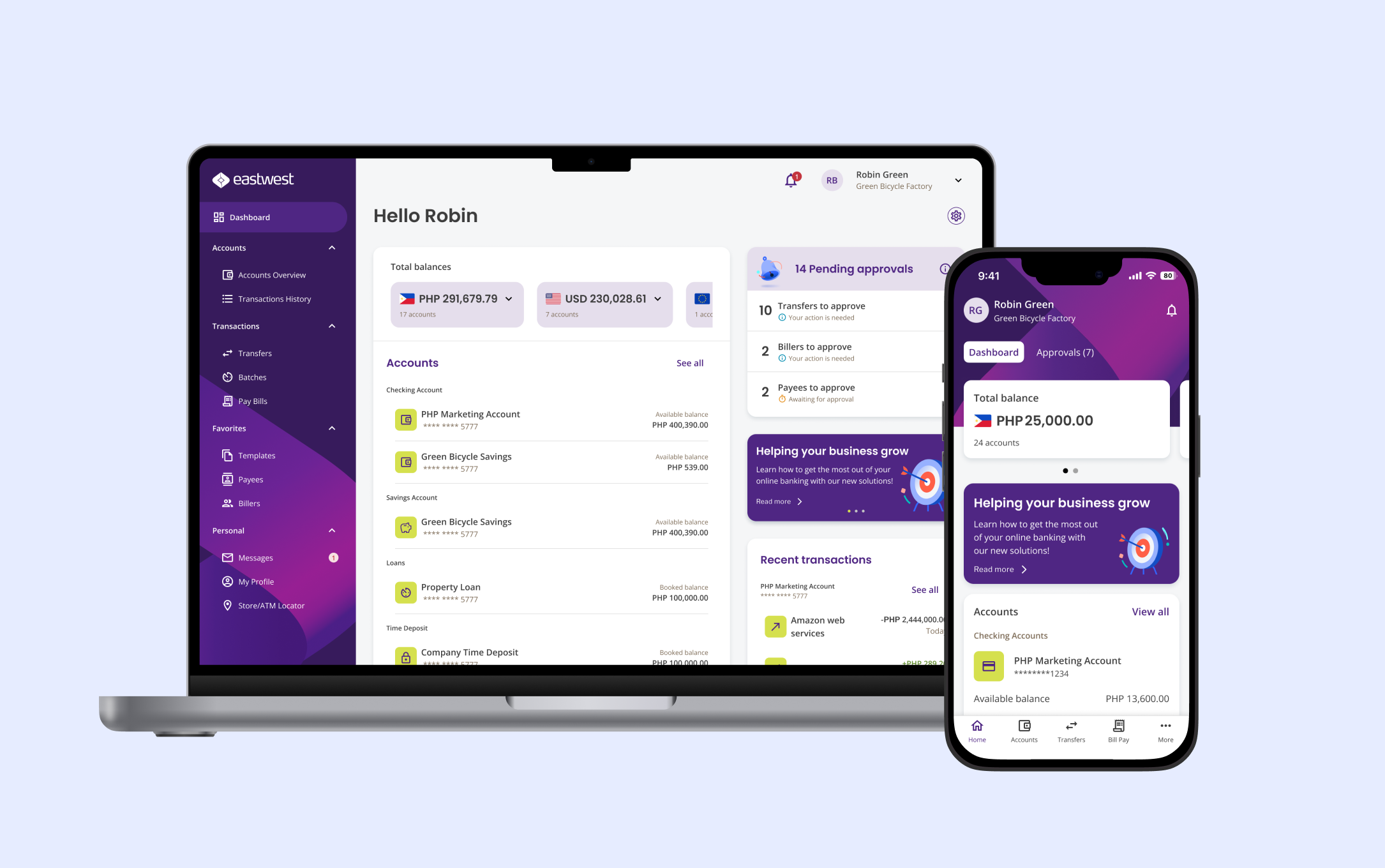 Redesigning EastWest Bank's Business Banking Platform